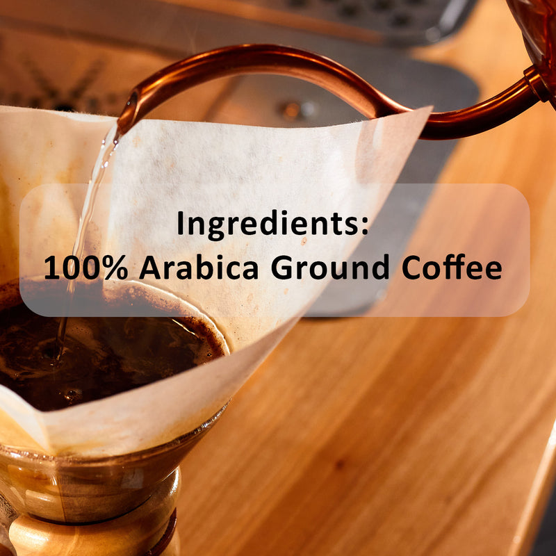 100% Arabica Premium Ground Coffee 126 count