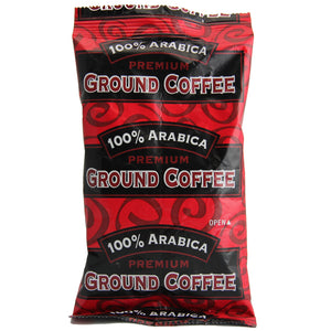 100% Arabica Dark Roast Premium Ground Coffee 126 count
