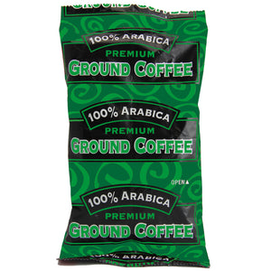 100% Arabica Premium Ground Decaffeinated Coffee 63 count