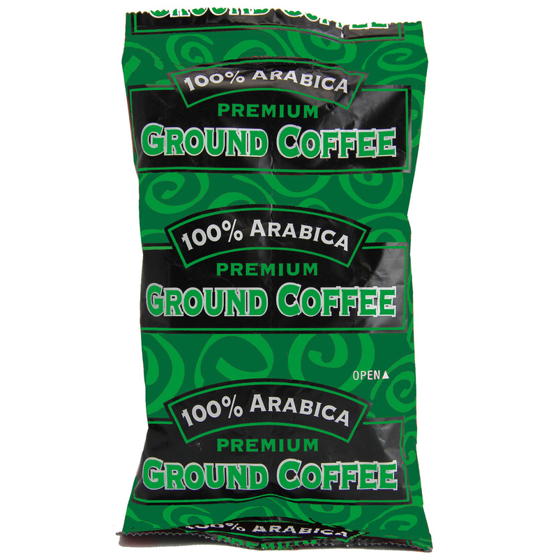 100% Arabica Premium Ground Decaffeinated Coffee 63 count
