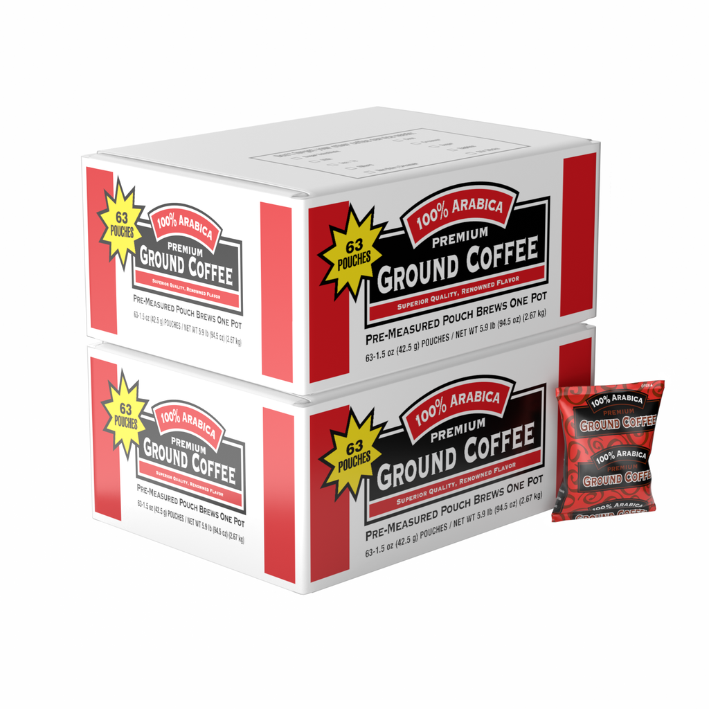 100% Arabica Premium Ground Coffee 126 count