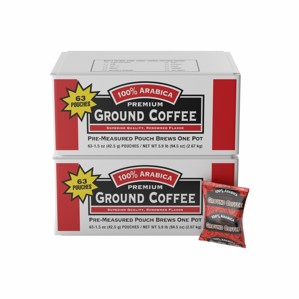 100% Arabica Premium Ground Coffee 126 count