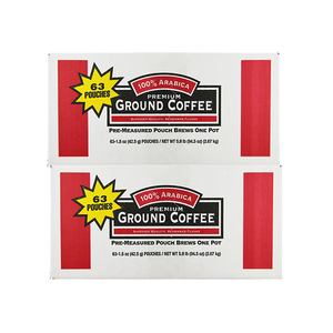 100% Arabica Premium Ground Coffee 126 count