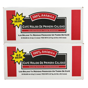 100% Arabica Premium Ground Coffee 126 count