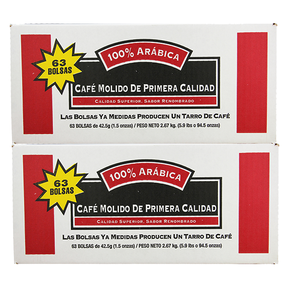 100% Arabica Premium Ground Coffee 126 count