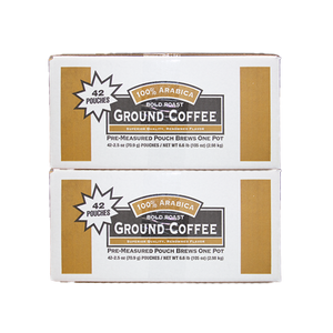 100% Arabica Bold Premium Ground Coffee 84 count