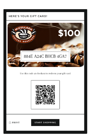 - Gift Cards -